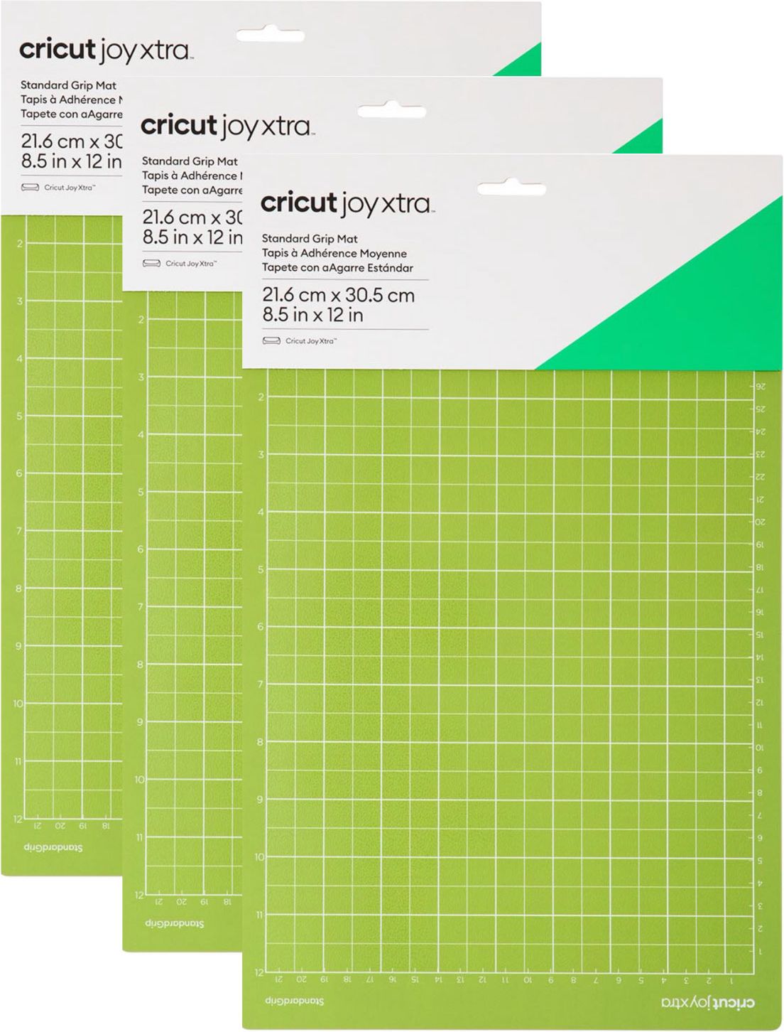 Cricut - Joy Xtra - Standard Grip Machine Mat - 3 Pack